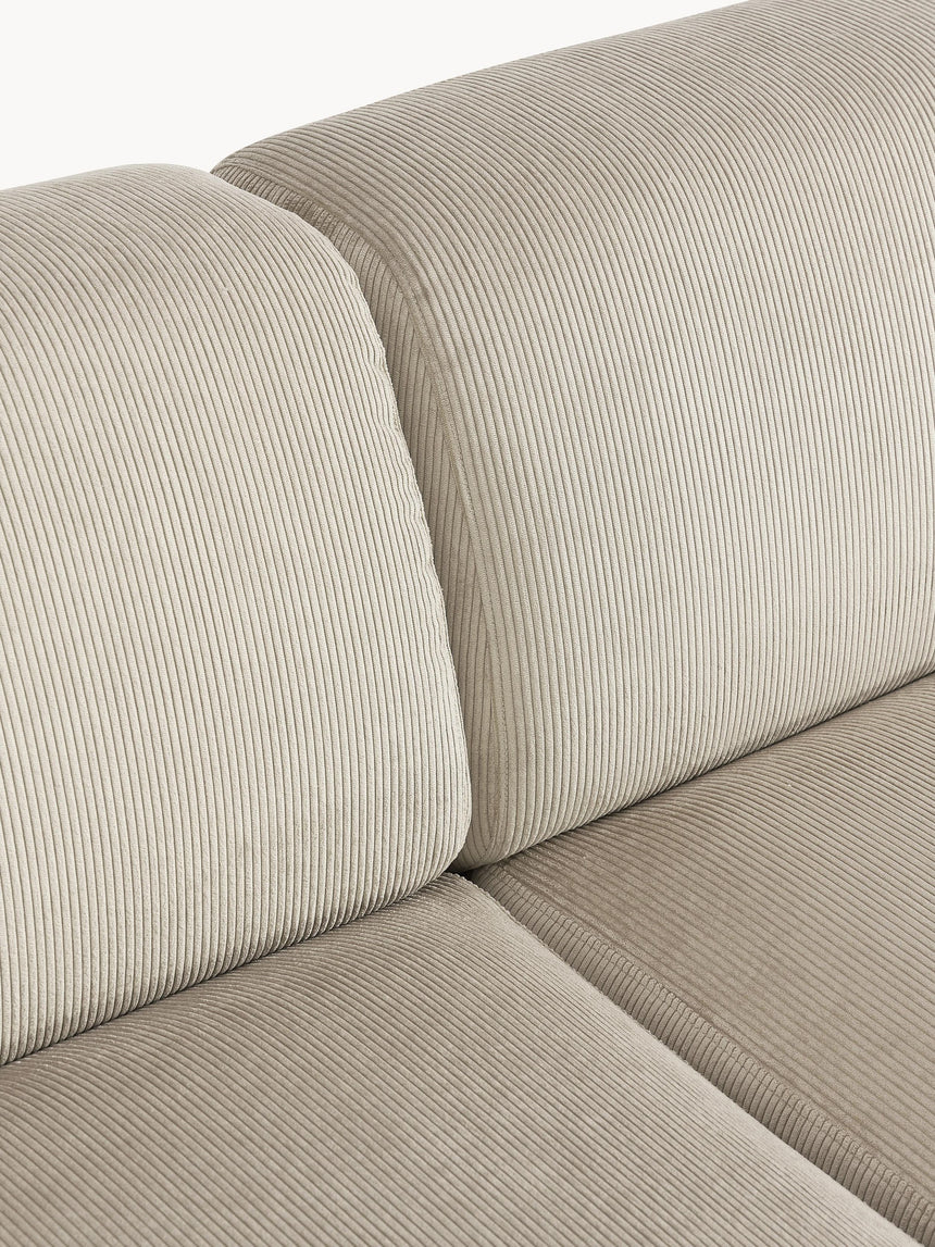 Mira Plus Köşe Koltuk Bej Fitilli