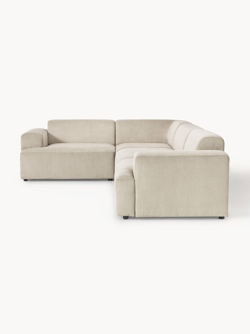 Mira Plus Köşe Koltuk Bej Fitilli