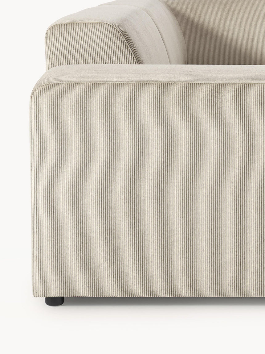 Mira Plus Köşe Koltuk Bej Fitilli