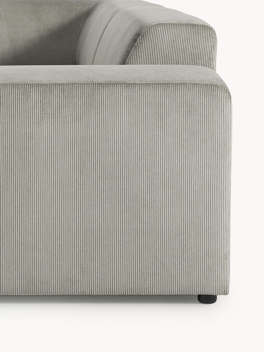 Mira Plus Köşe Koltuk Gri Fitilli