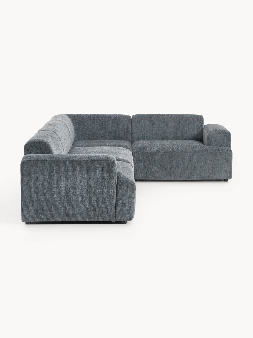 Mira Plus Köşe Koltuk Gri Mavi Şönil