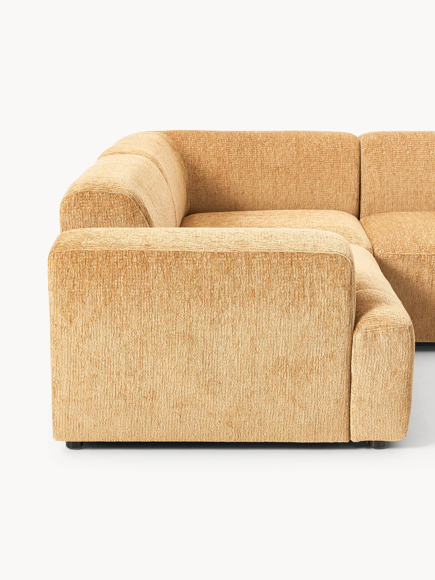 Mira Plus Köşe Koltuk Hardal Sarısı Şönil