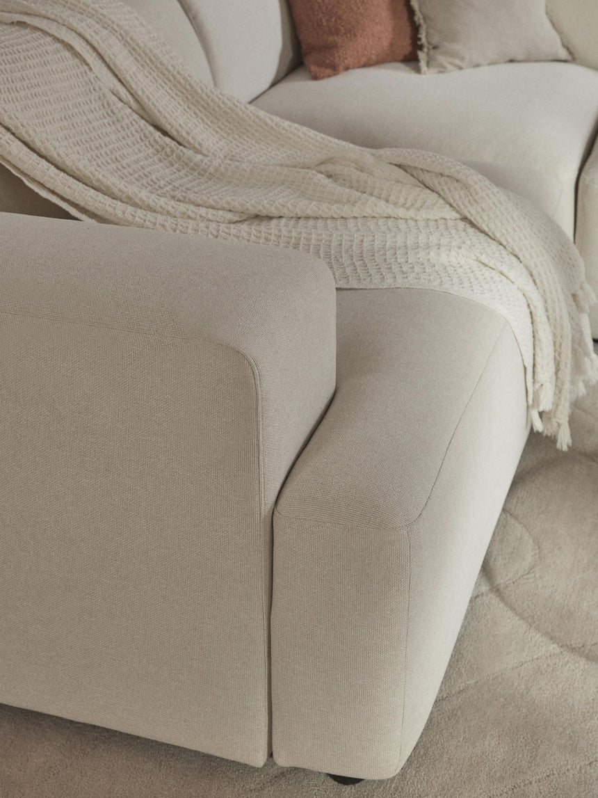 Mira Plus Köşe Koltuk Kırık Beyaz