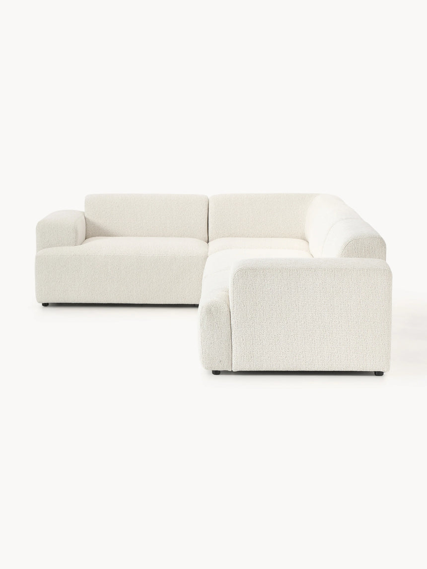 Mira Plus Köşe Koltuk Kırık Beyaz Şönil