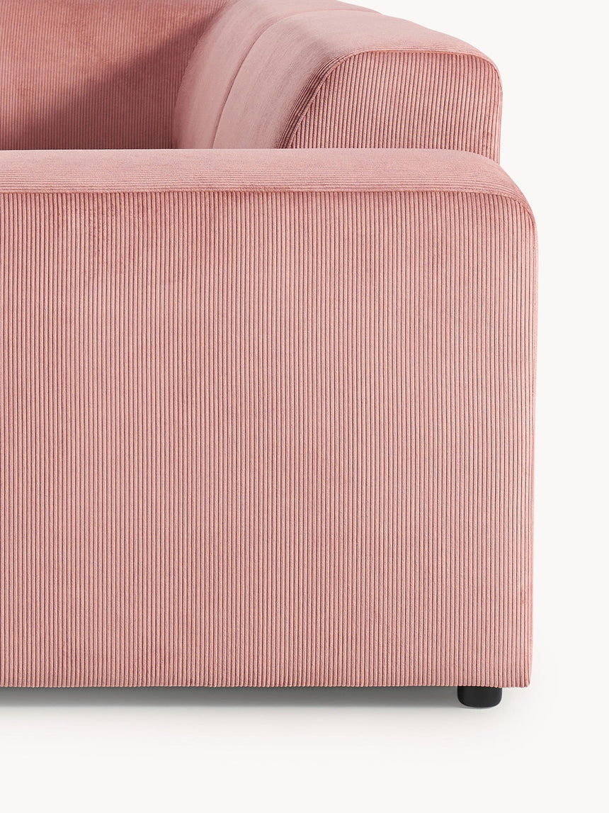 Mira Plus Köşe Koltuk Pembe Fitilli