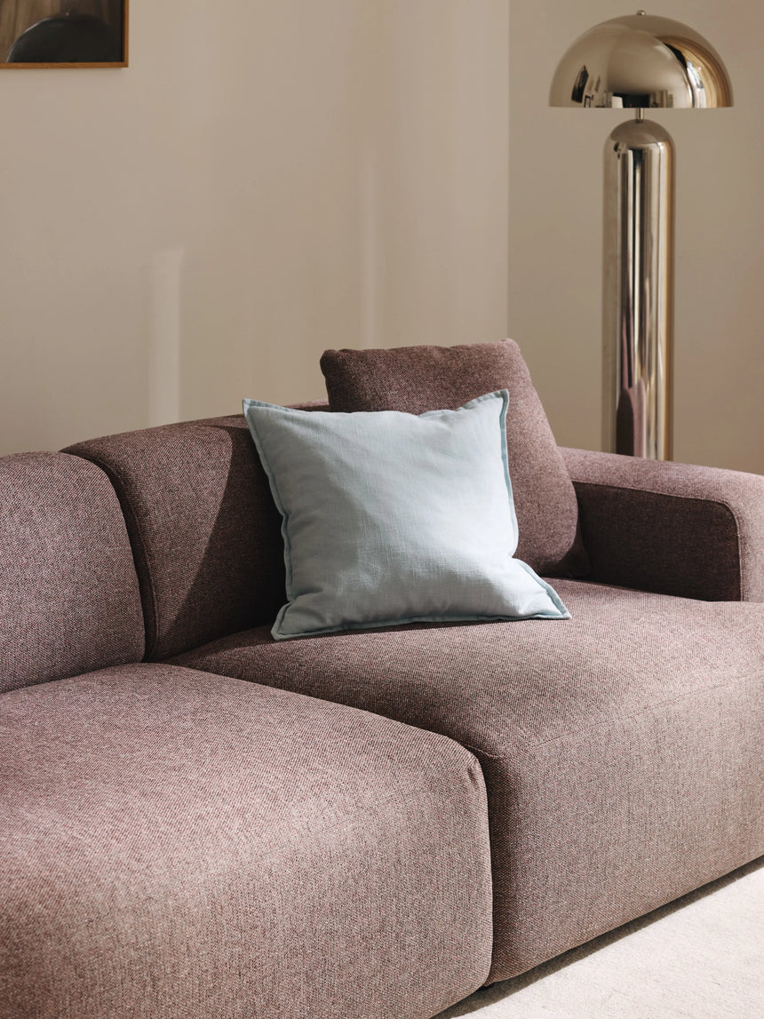 Mira Üçlü Koltuk Antik Pembe