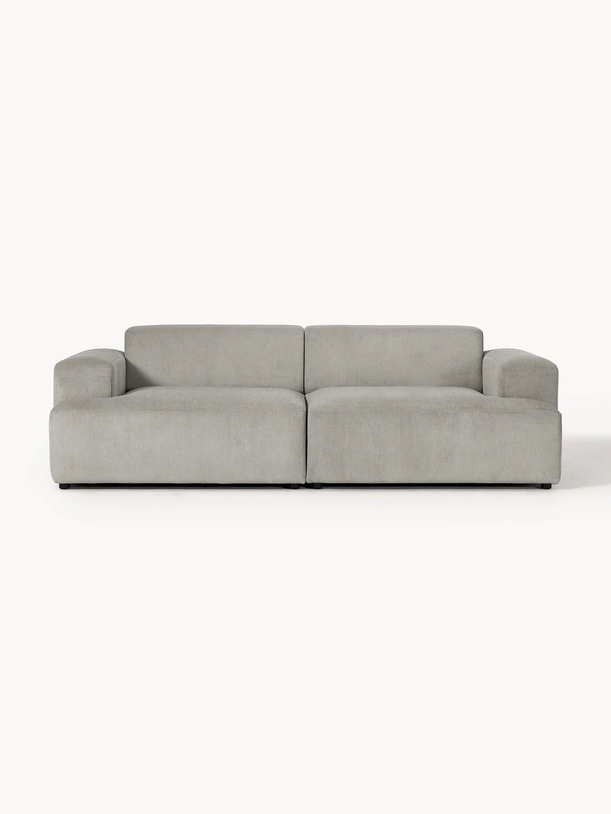 Mira Üçlü Koltuk Gri Fitilli