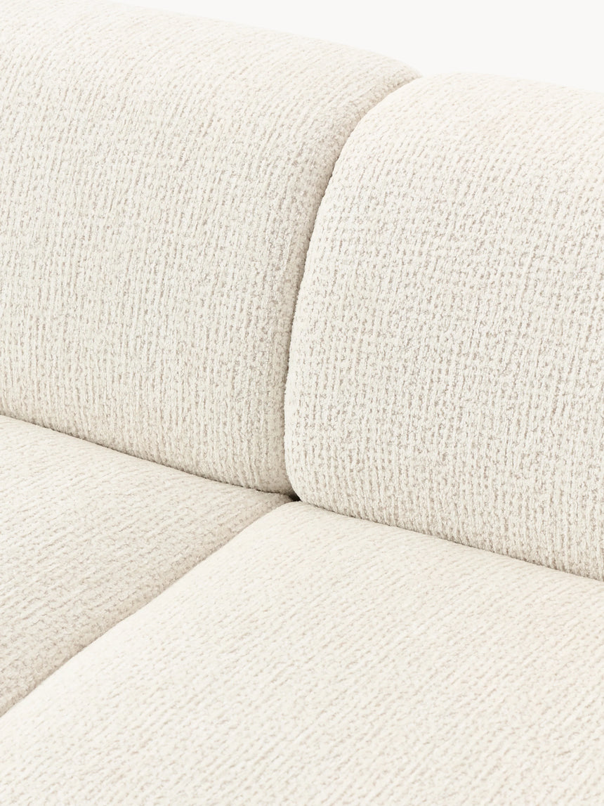 Mira Üçlü Koltuk Kırık Beyaz Şönil