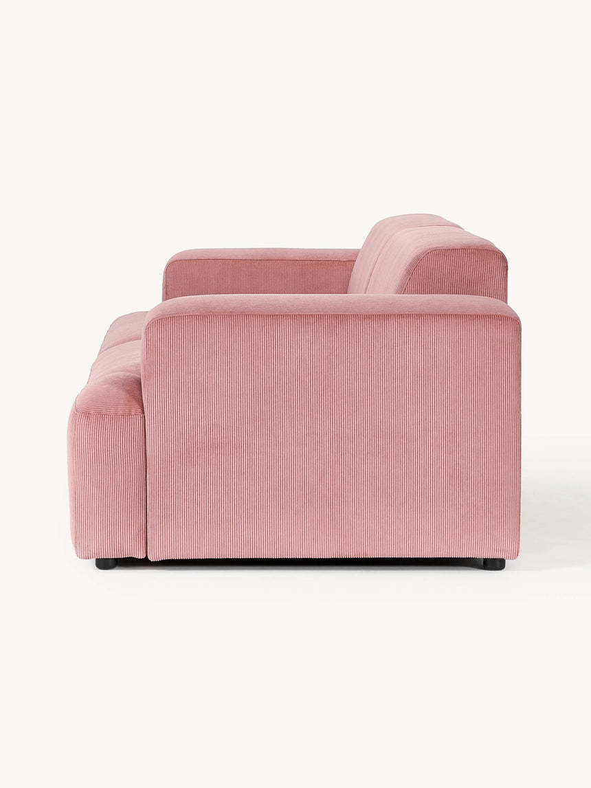 Mira Üçlü Koltuk Pembe Fitilli