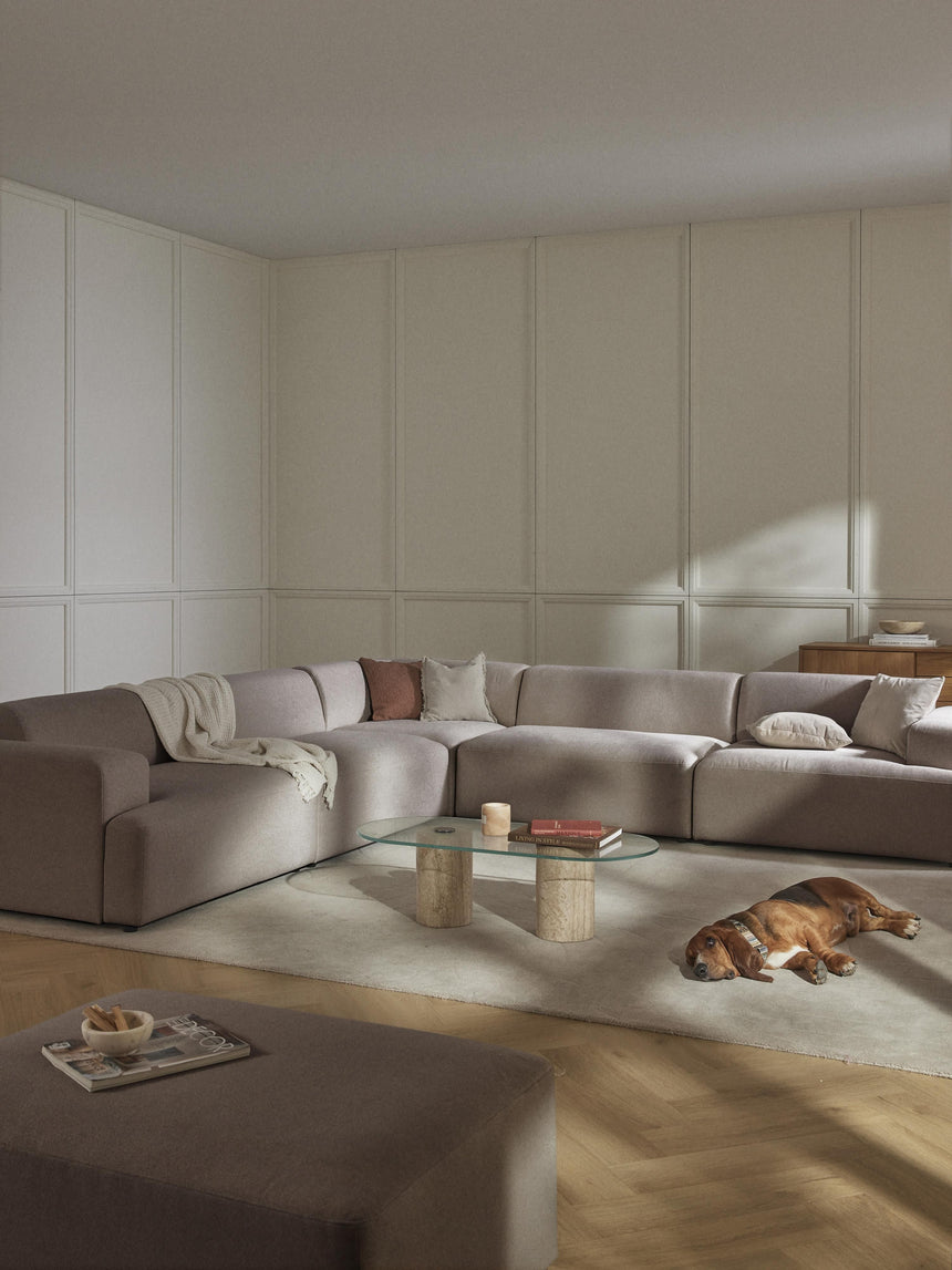 Mira Ultra Köşe Koltuk Boz Kahverengi