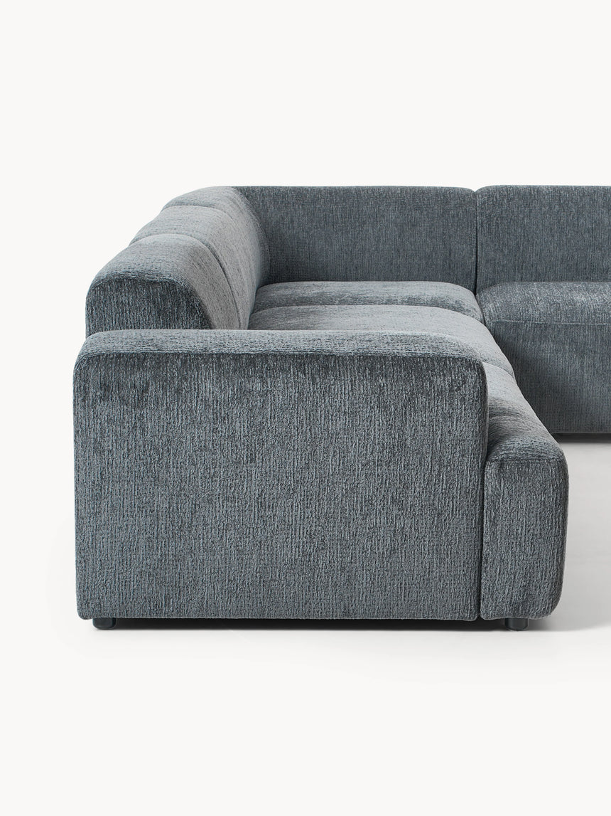 Mira Ultra Köşe Koltuk Gri Mavi Şönil