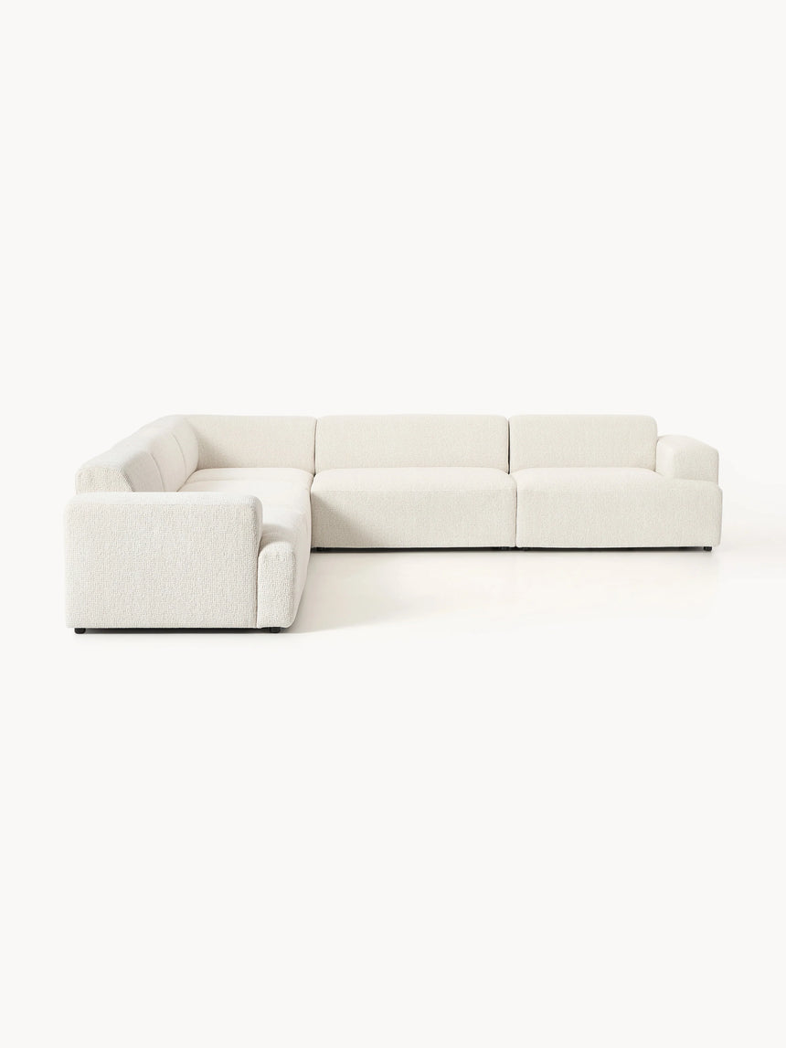 Mira Ultra Köşe Koltuk Kırık Beyaz Şönil