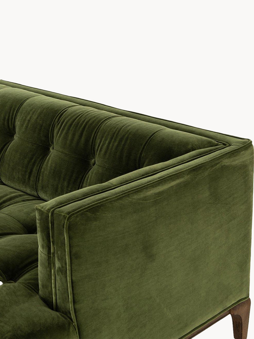 Mirza Dörtlü Chester Koltuk Zeytin Yeşili