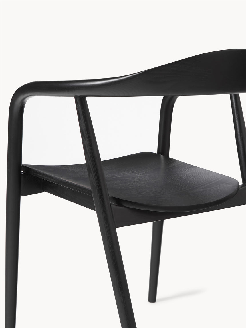 Moble Ahşap Sandalye Siyah