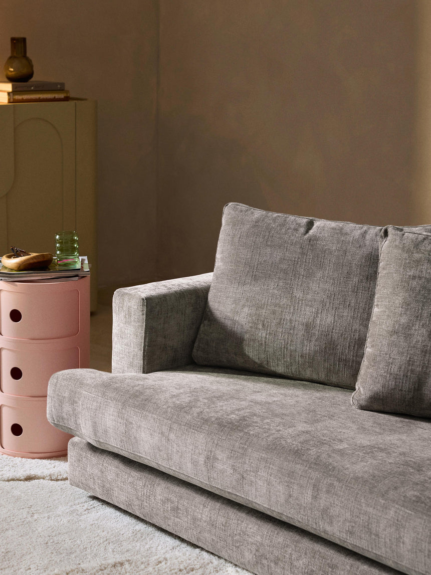 Model İkili Koltuk Boz Kahverengi