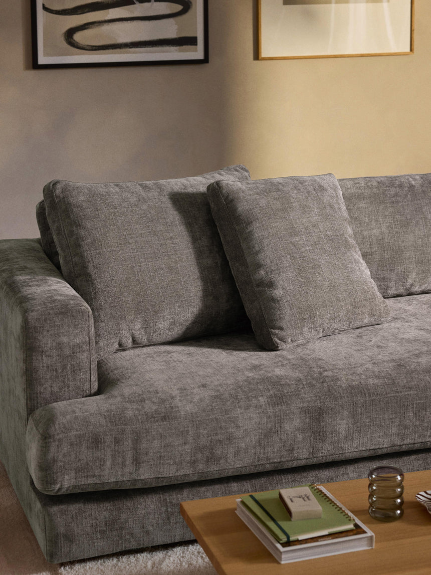 Model Köşe Koltuk Boz Kahverengi