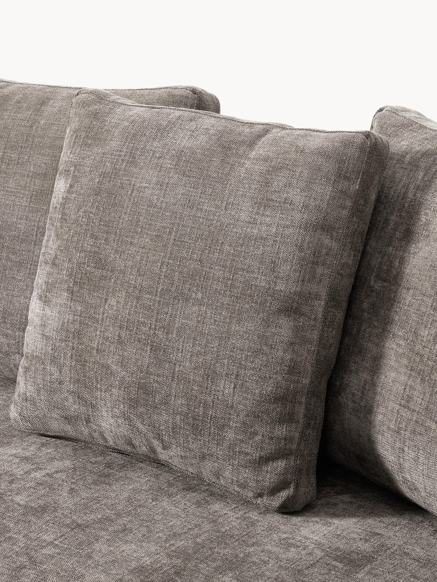 Model Köşe Koltuk Boz Kahverengi