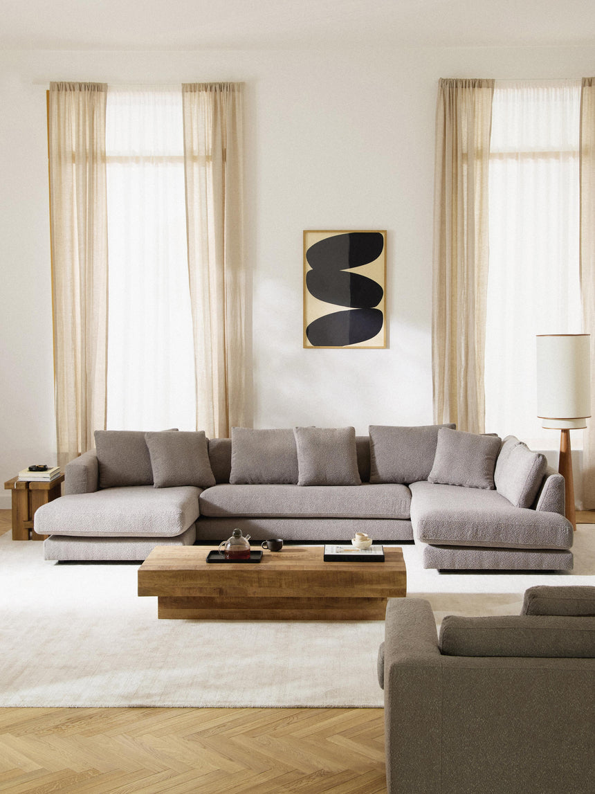 Model Max Köşe Koltuk Gri Bukle