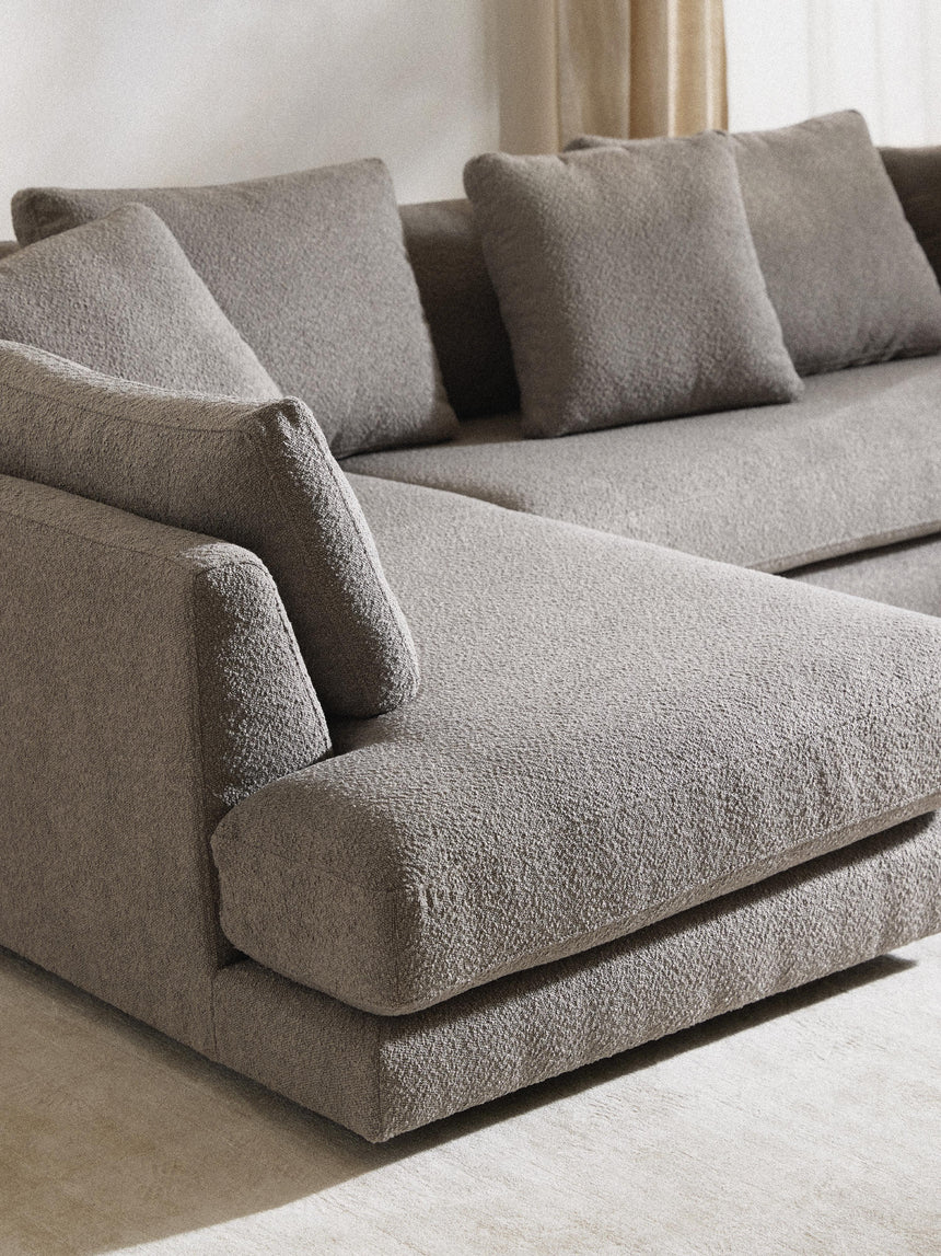 Model Max Köşe Koltuk Gri Bukle