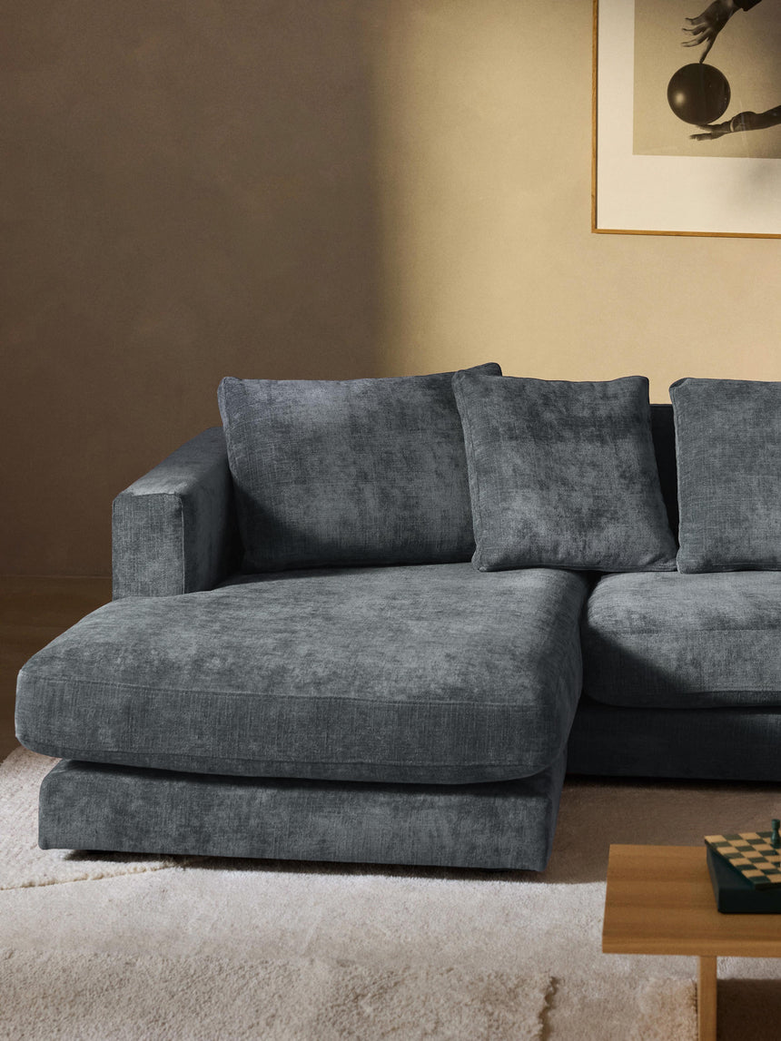 Model Max Köşe Koltuk Gri Mavi