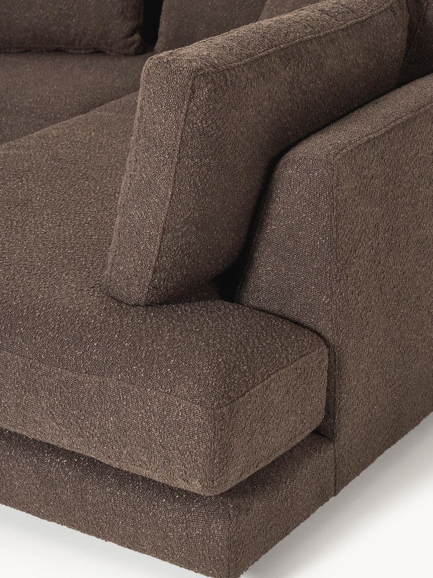 Model Max Köşe Koltuk Koyu Kahve Bukle