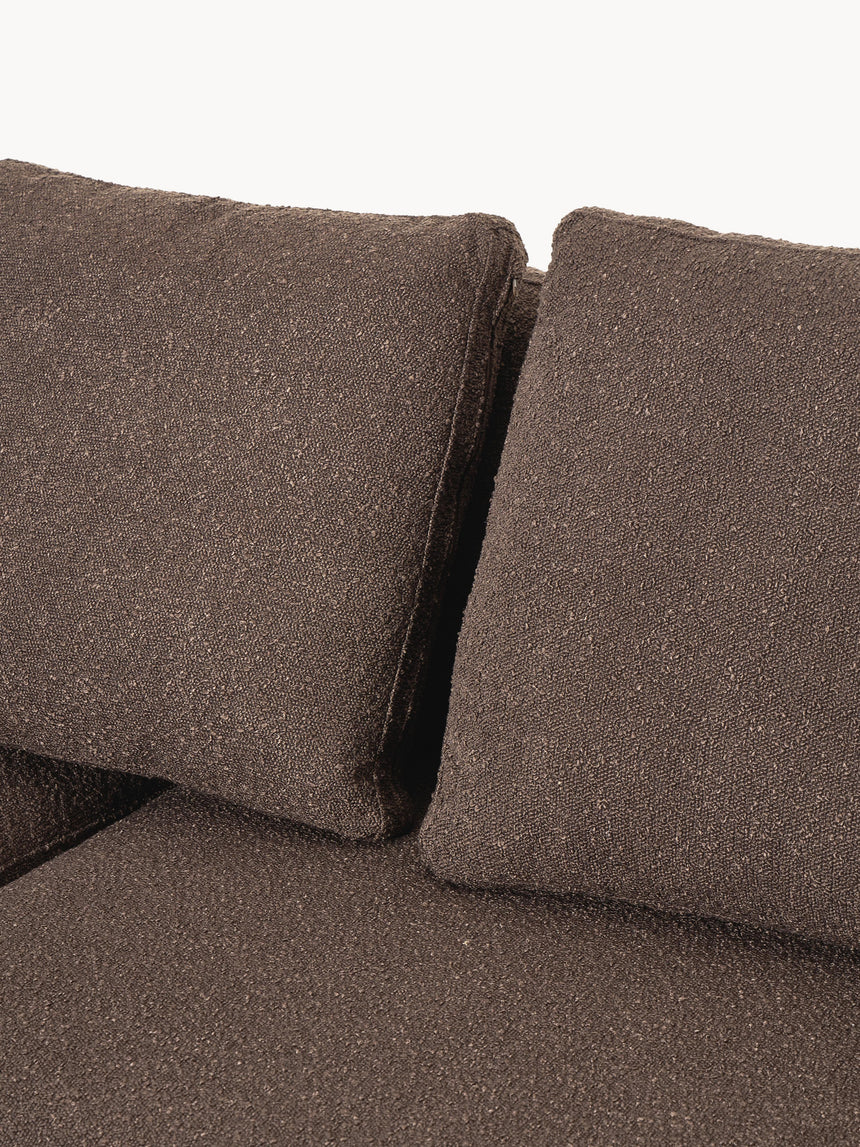 Model Max Köşe Koltuk Koyu Kahve Bukle