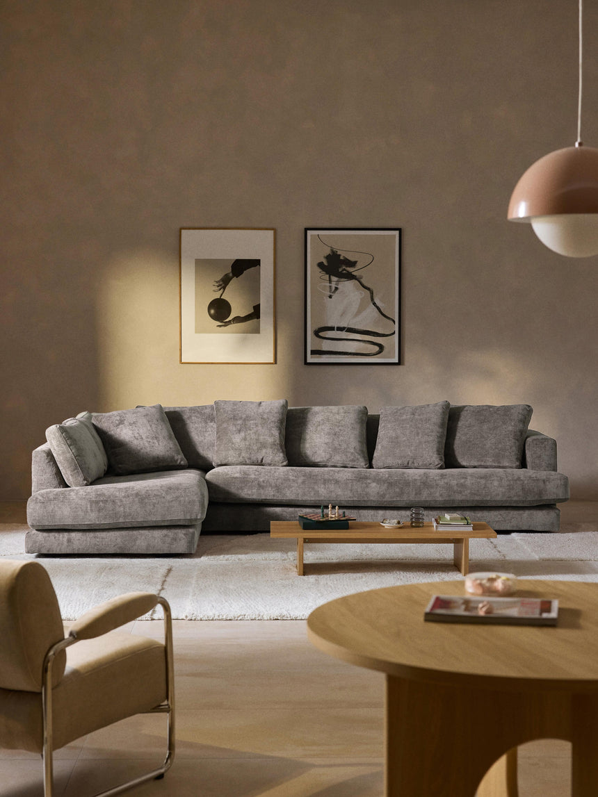 Model Plus Köşe Koltuk Boz Kahverengi