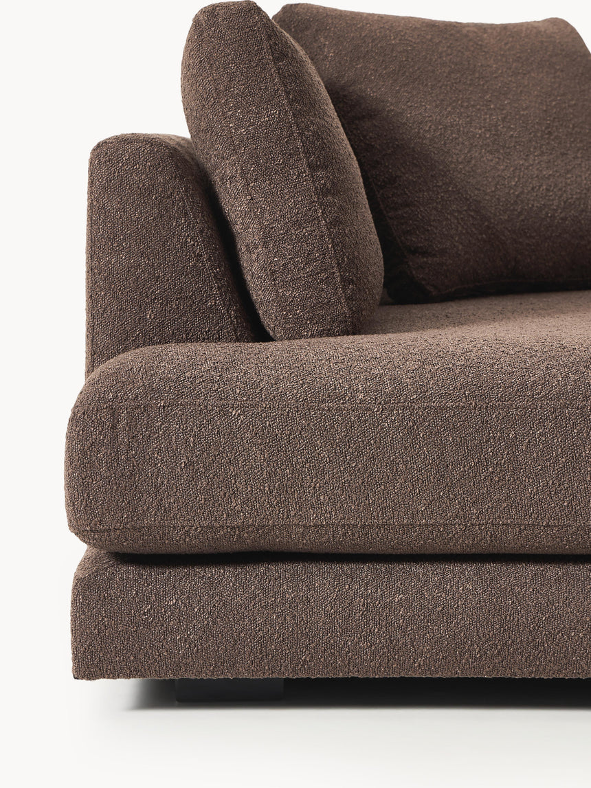 Model Plus Köşe Koltuk Koyu Kahve Bukle