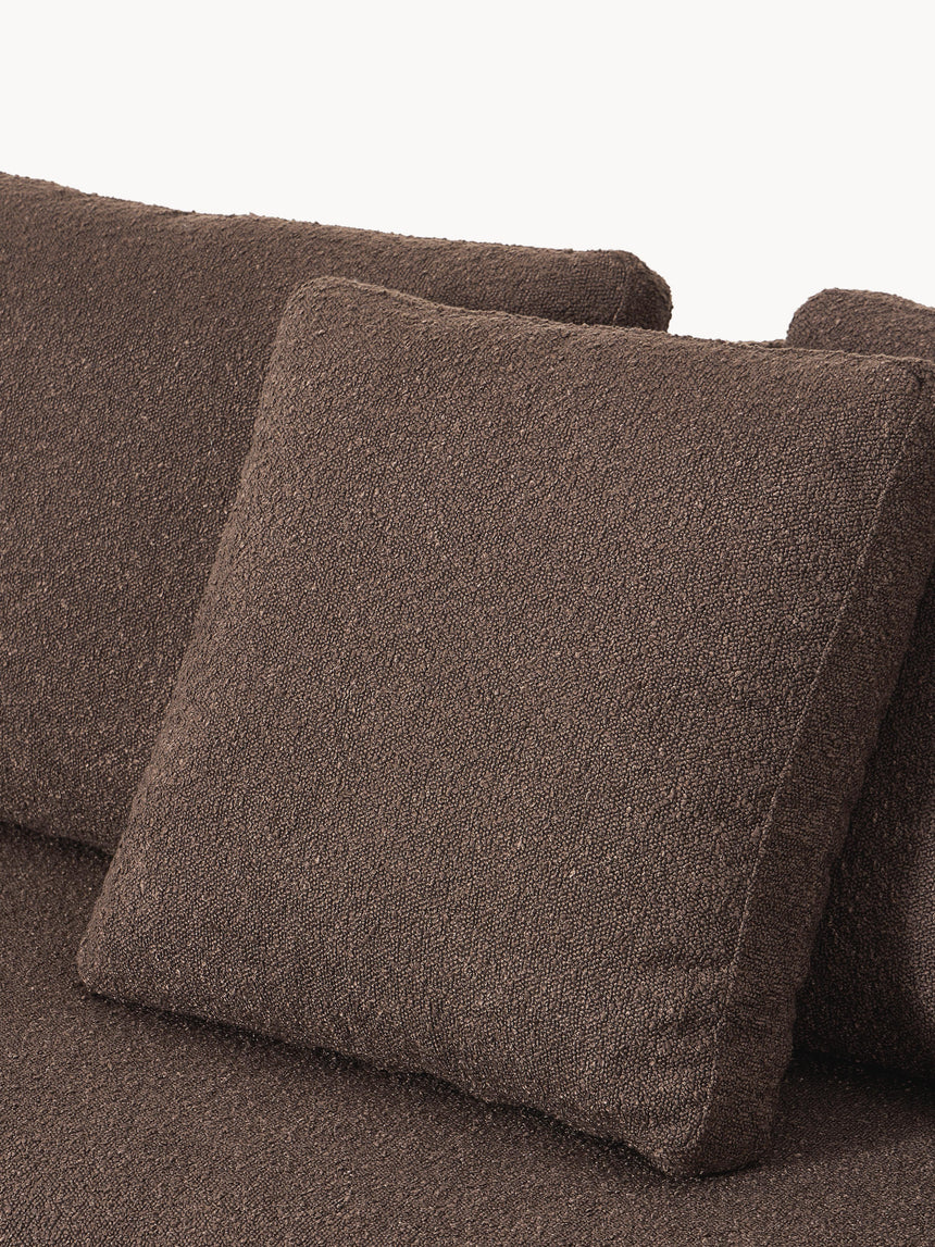 Model Plus Köşe Koltuk Koyu Kahve Bukle