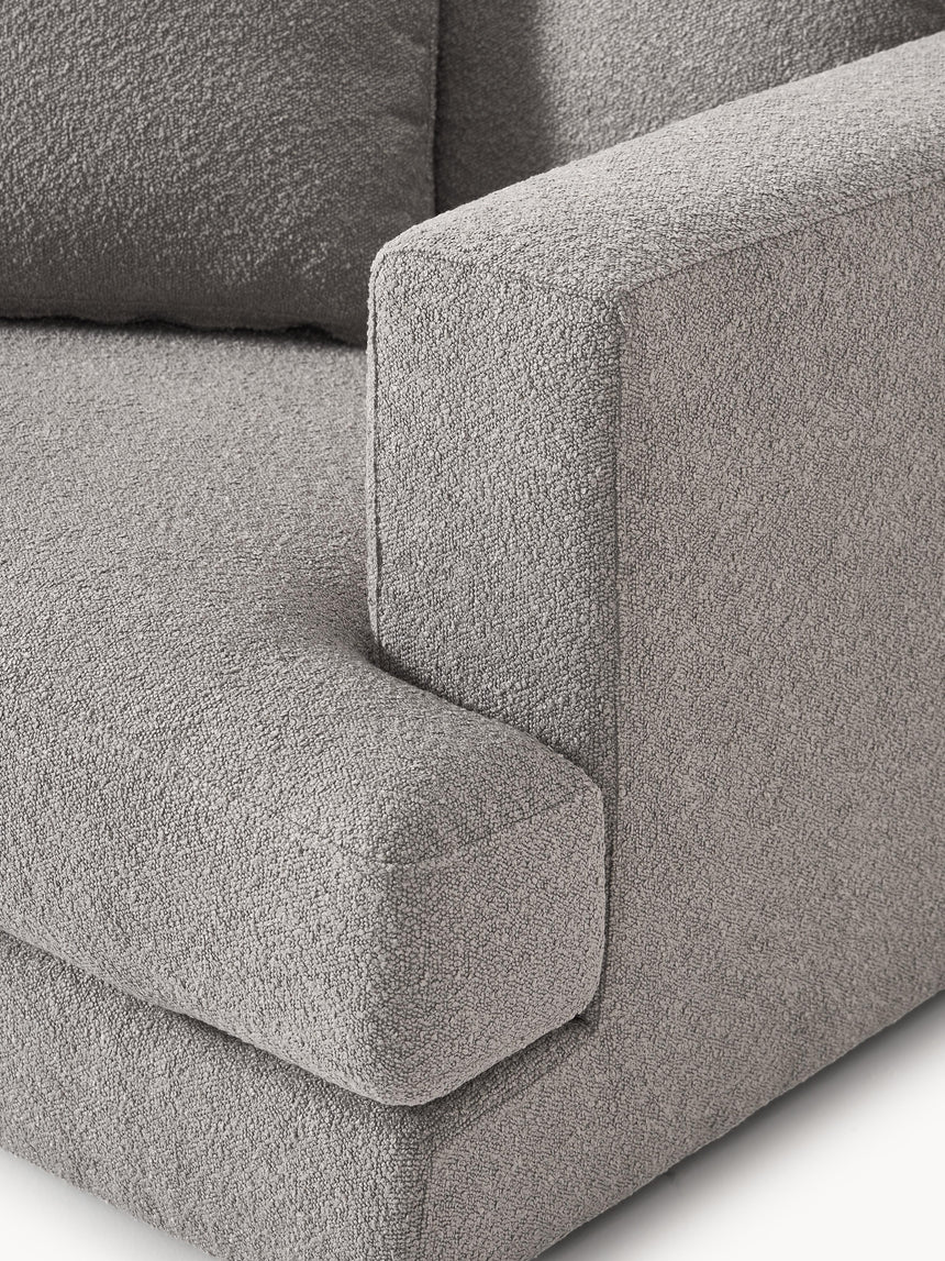 Model Tekli Koltuk Gri Bukle