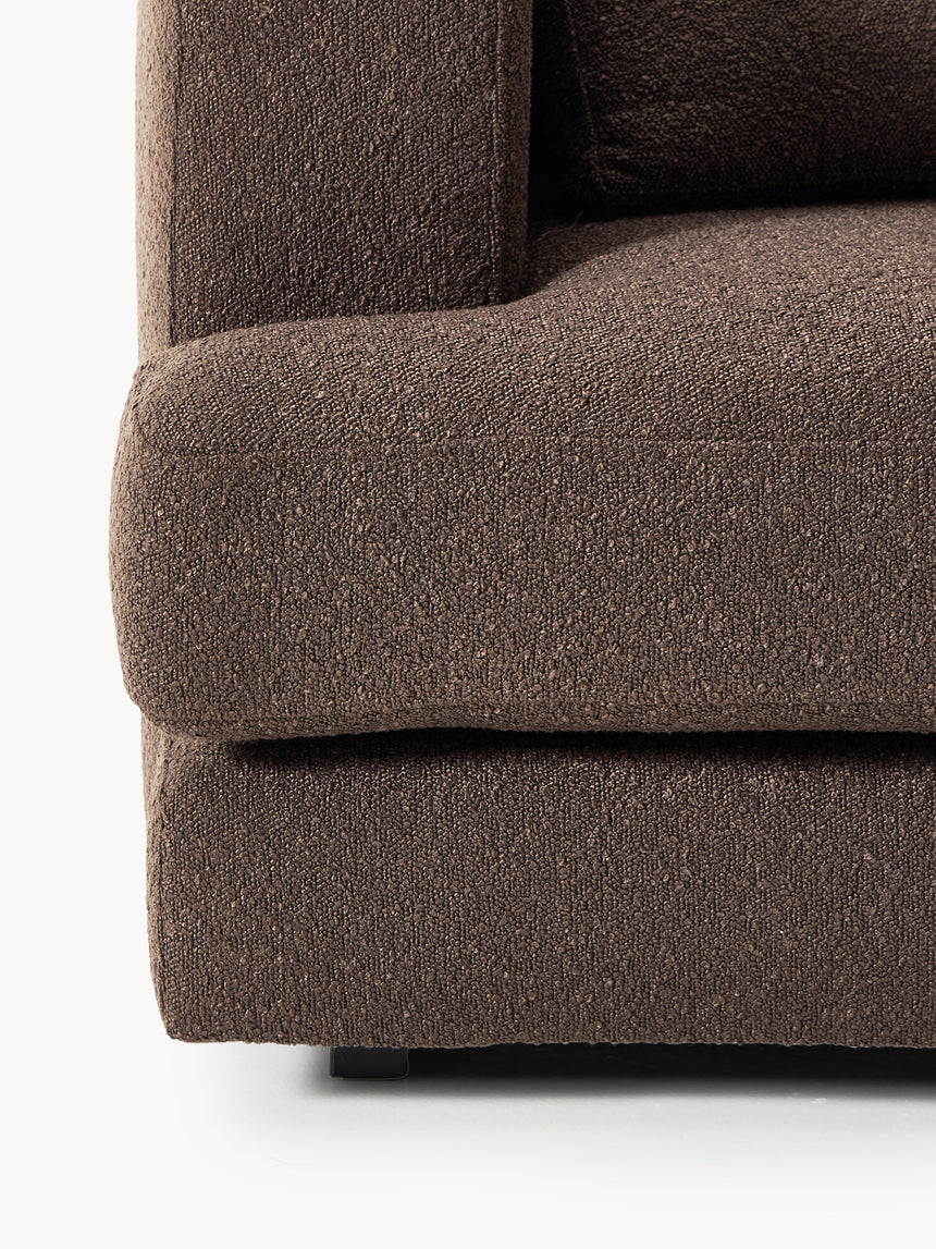 Model Tekli Koltuk Koyu Kahve Bukle