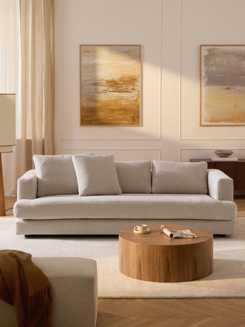 Model Üçlü Koltuk Açık Bej