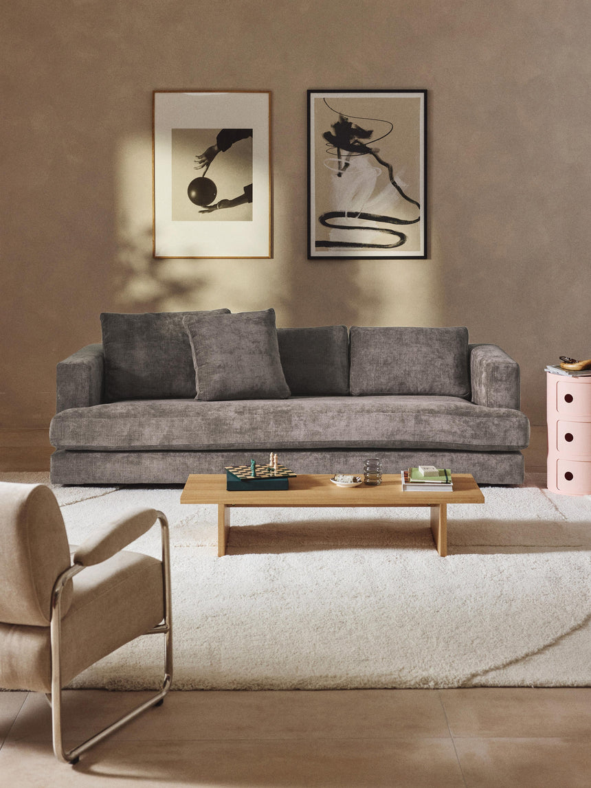 Model Üçlü Koltuk Boz Kahverengi