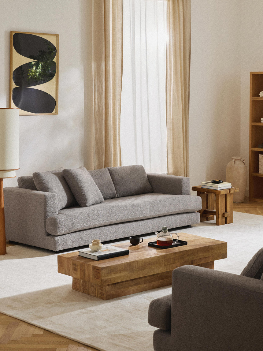 Model Üçlü Koltuk Gri Bukle