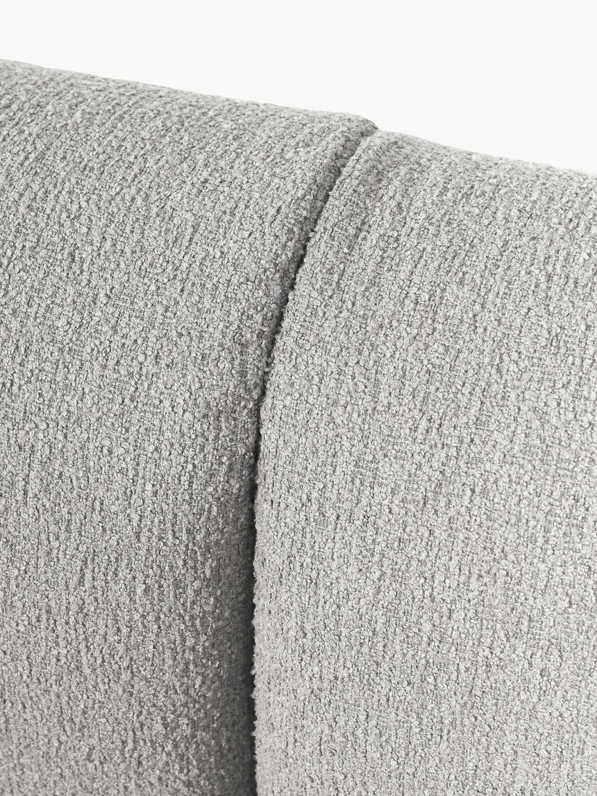 Modern Big Köşe Koltuk Açık Gri Bukle