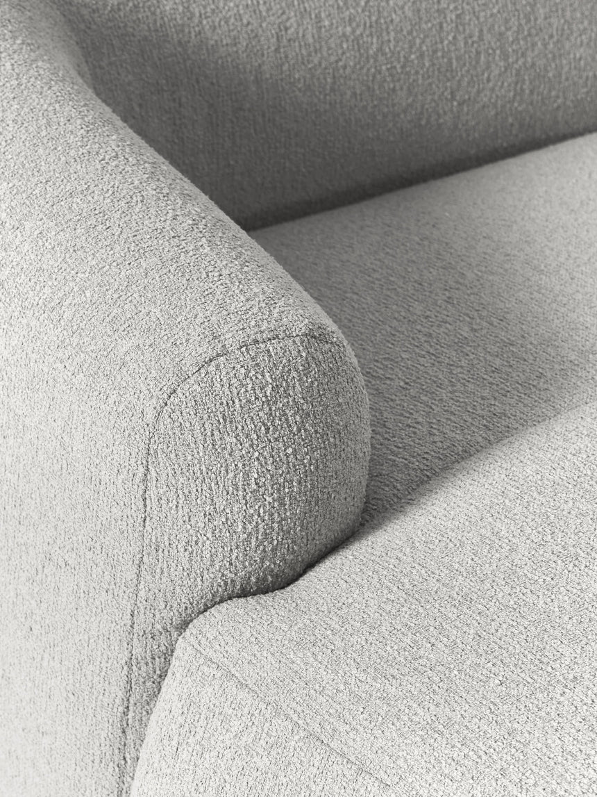 Modern Big Köşe Koltuk Açık Gri Bukle