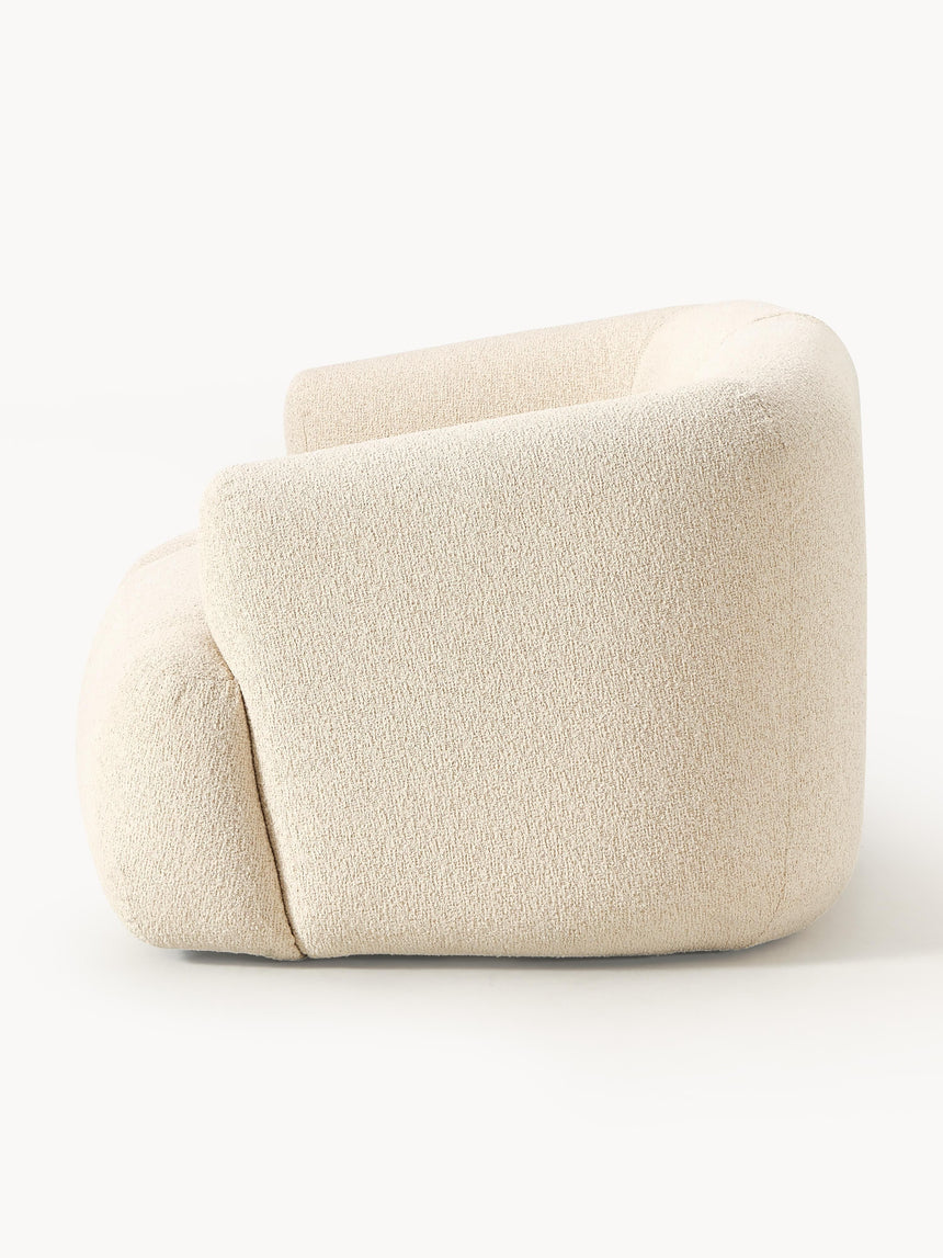 Modern İkili Koltuk Açık Bej Bukle