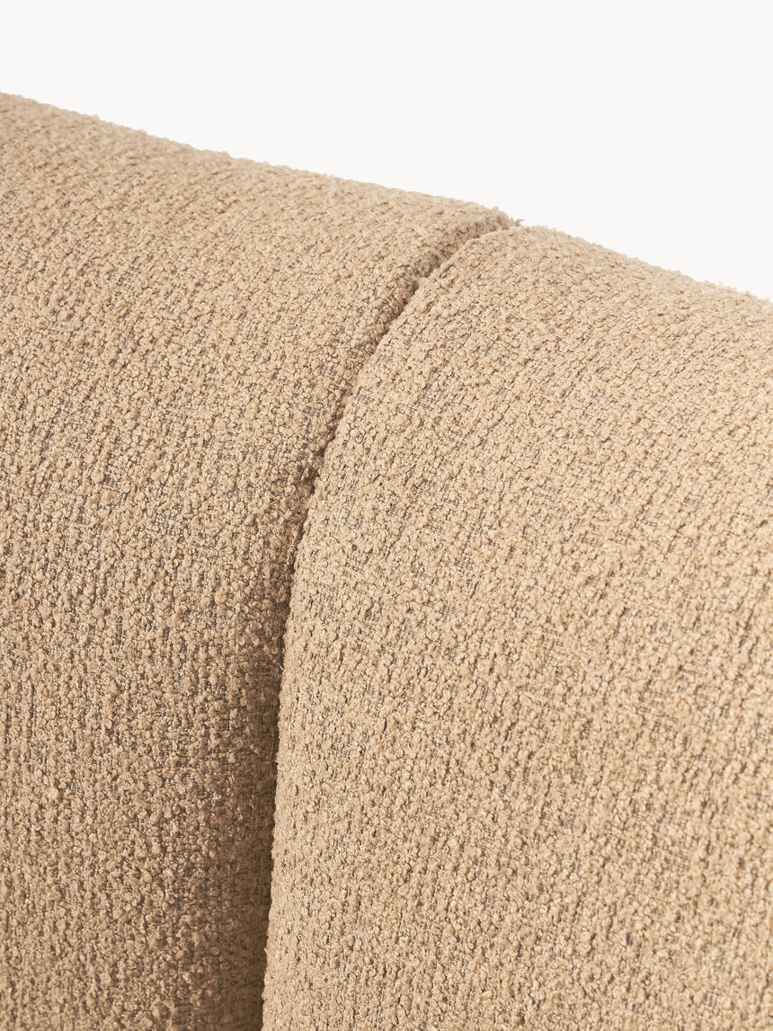 Modern İkili Koltuk Bej Bukle