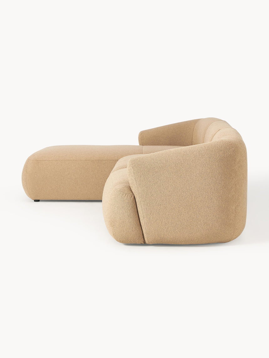 Modern Köşe Koltuk Bej Bukle