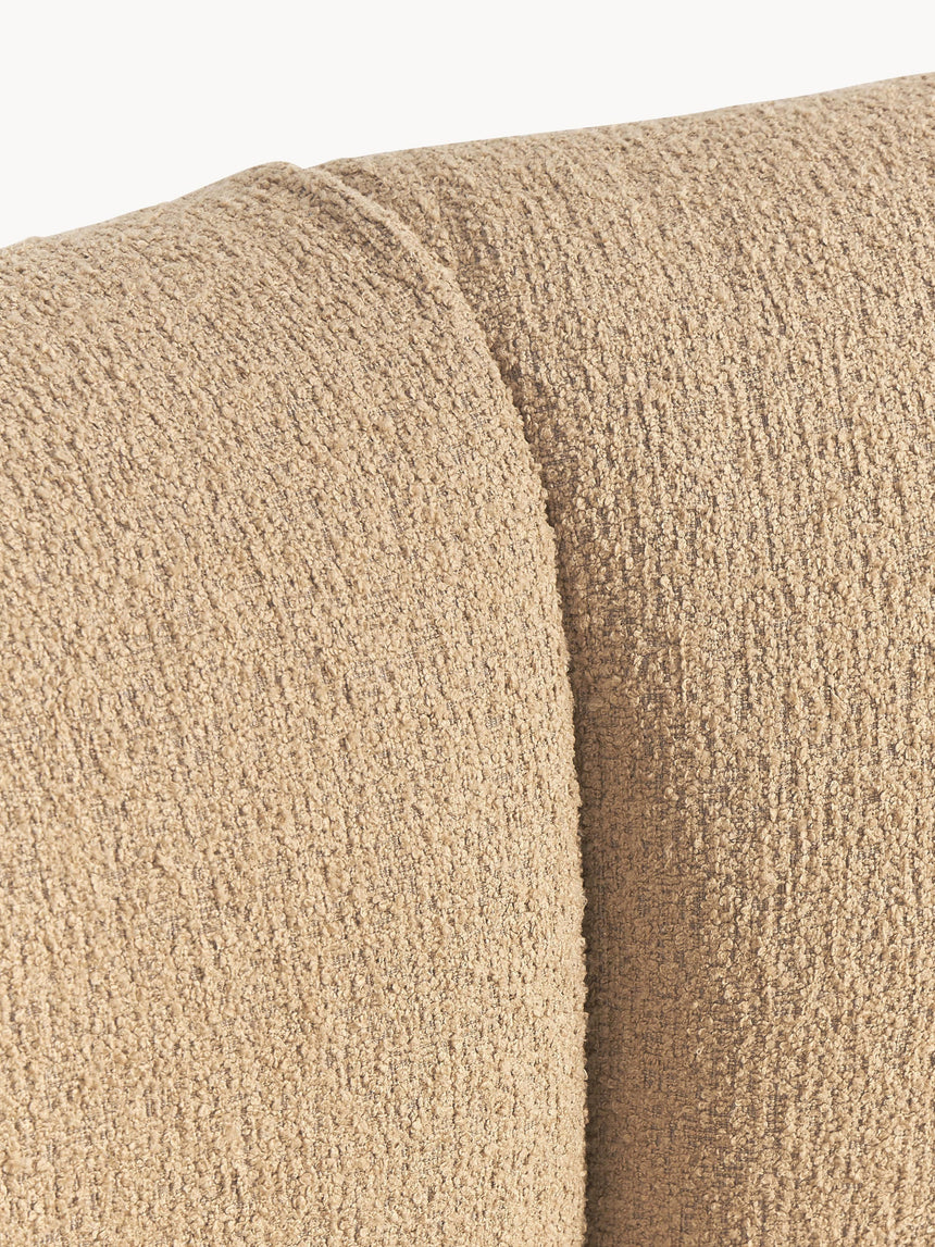 Modern Large Köşe Koltuk Bej Bukle