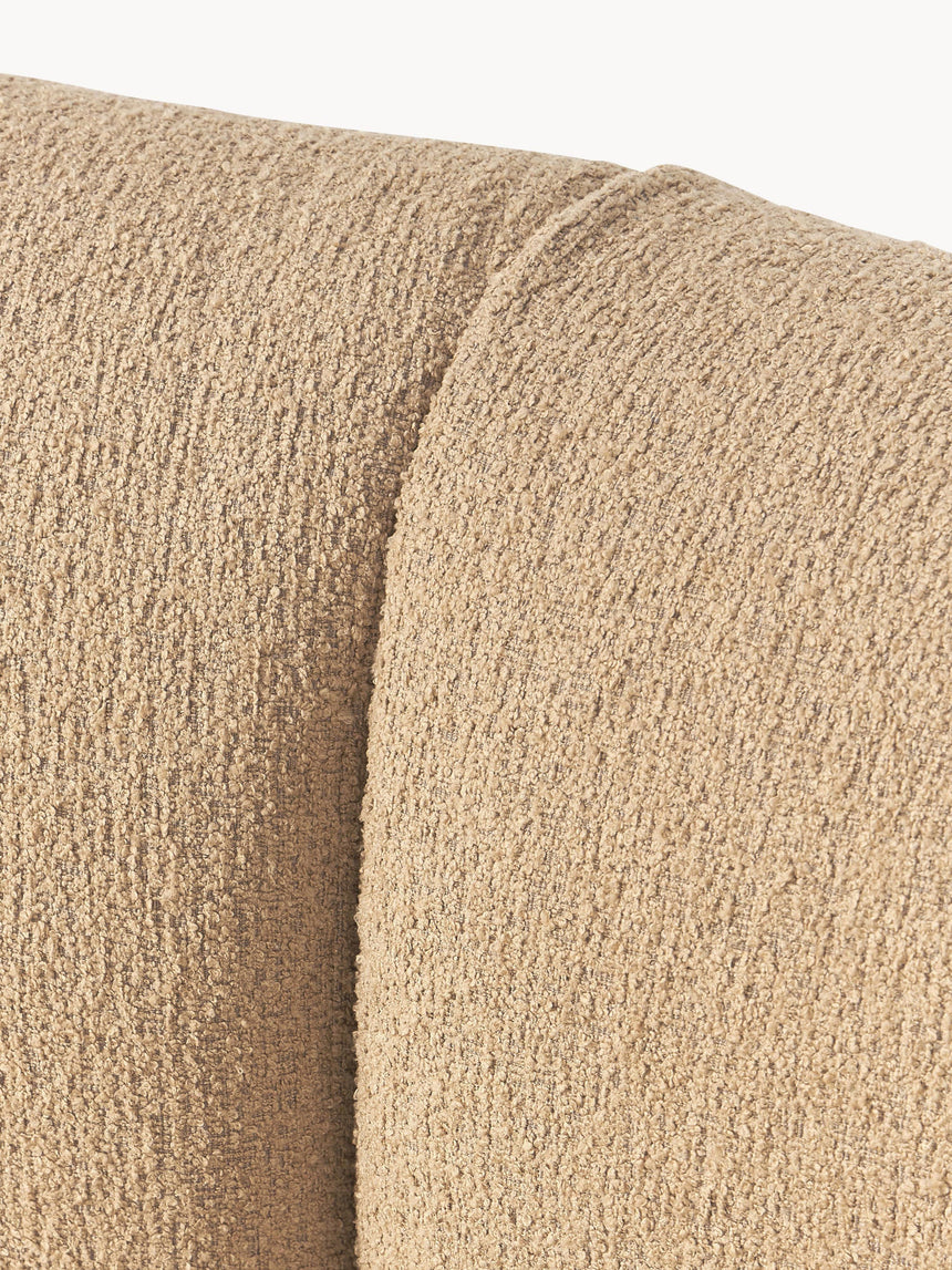 Modern Large Köşe Koltuk Bej Bukle