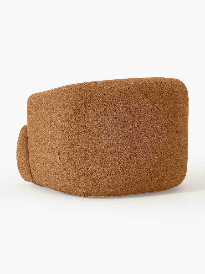 Modern Tekli Koltuk Açık Kahve Bukle