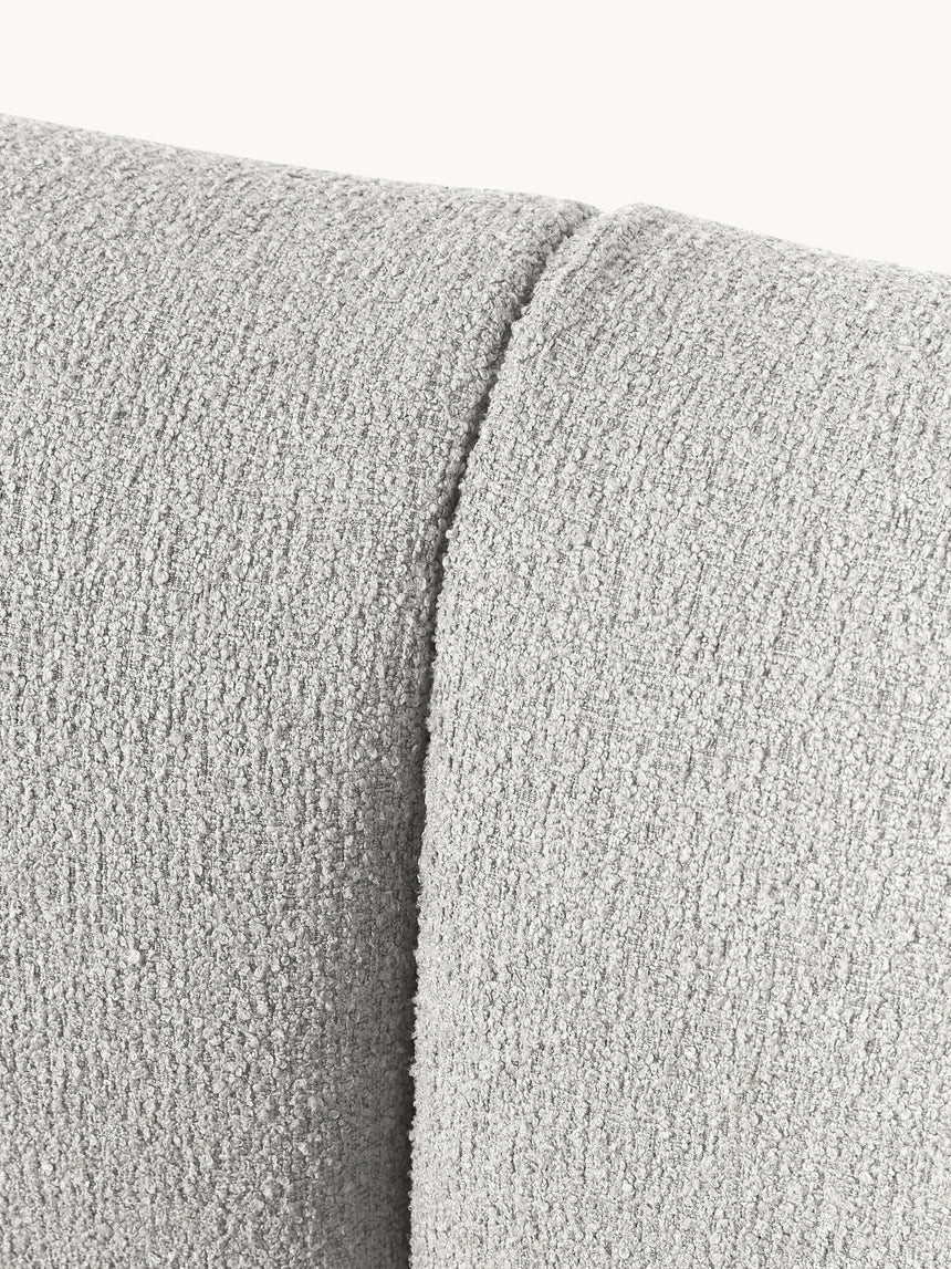 Modern Ultra Köşe Koltuk Açık Gri Bukle