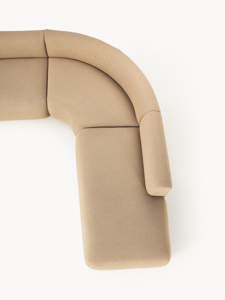 Modern Ultra Köşe Koltuk Bej Bukle