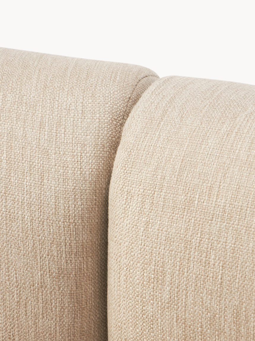 Modern Ultra Köşe Koltuk Bej Dokuma Kumaş