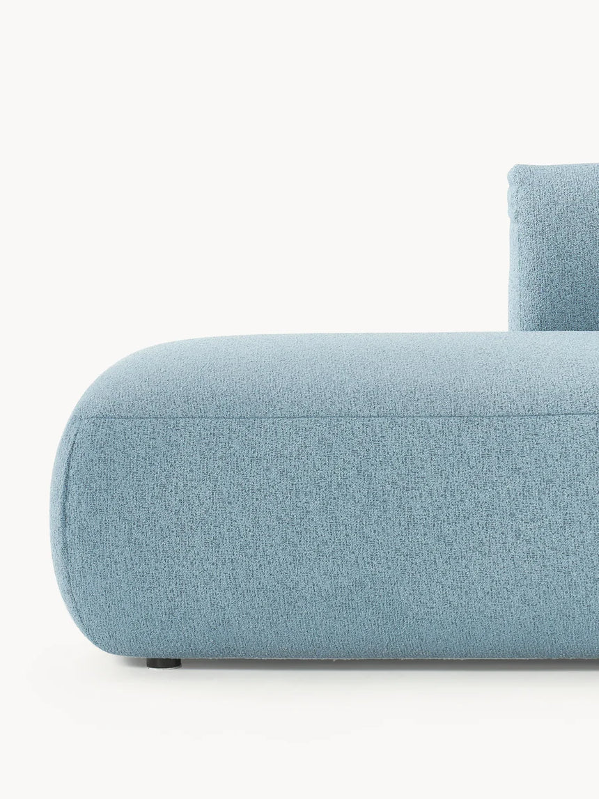 Modern Ultra Köşe Koltuk Mavi Bukle