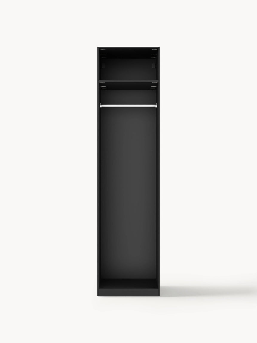 Mon Tek Kapılı Modül Gardırop Siyah