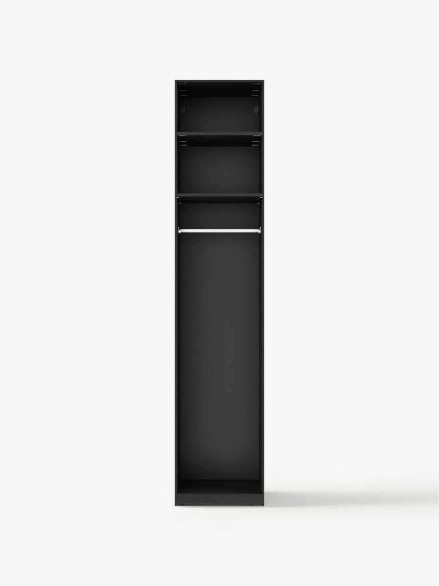 Mon Tek Kapılı Modül Gardırop Siyah