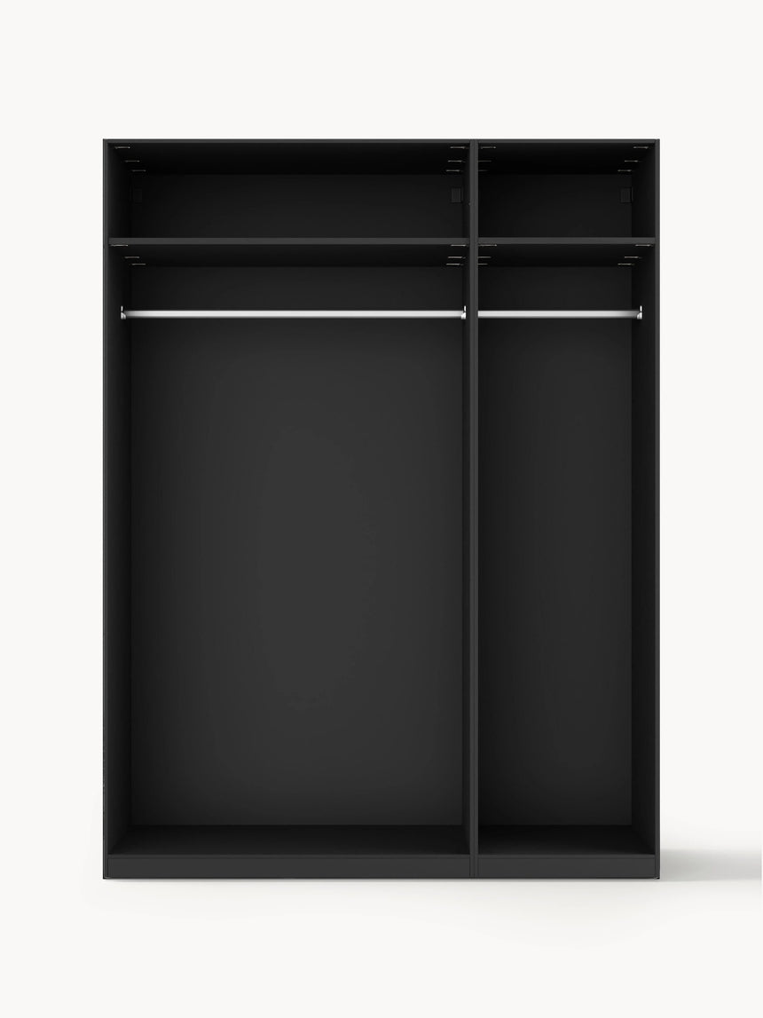 Mon Üç Kapılı Modül Gardırop Siyah