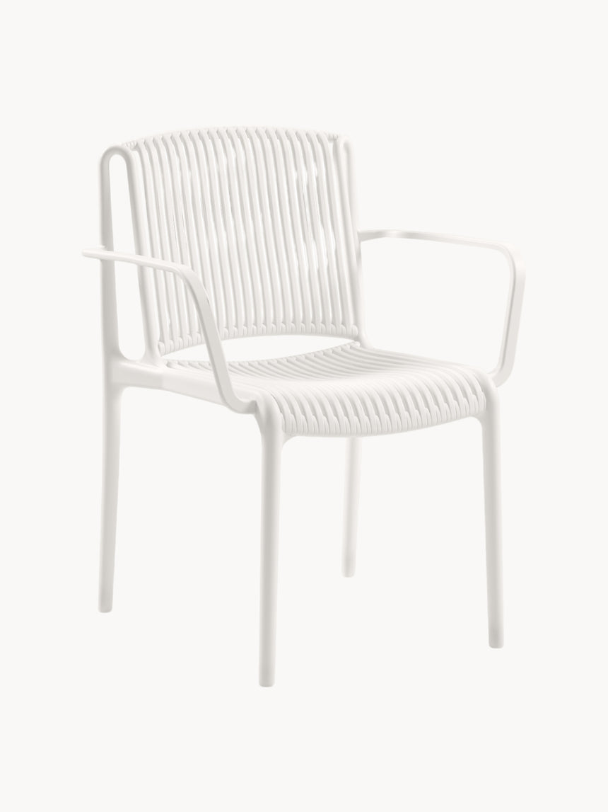 Nes Kollu Polipropilen Sandalye Beyaz